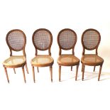 4 Stühle, Frankreich um 1900