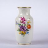 Große Vase mit Blütenbukett Meissen