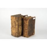 1 Bibel , mit Widmung dat. 1850 und eine evangelische Hauß-Postill. von 1743
