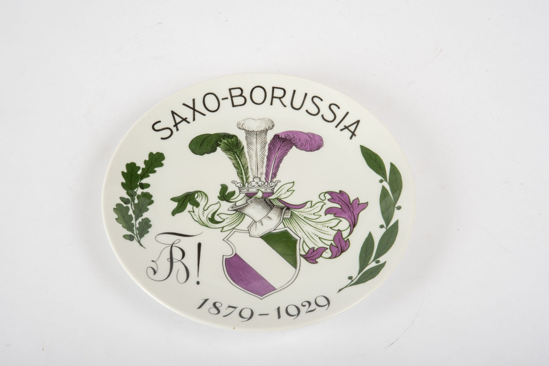 Meissenteller SAXO-BORUSSIA 1879 - 1929