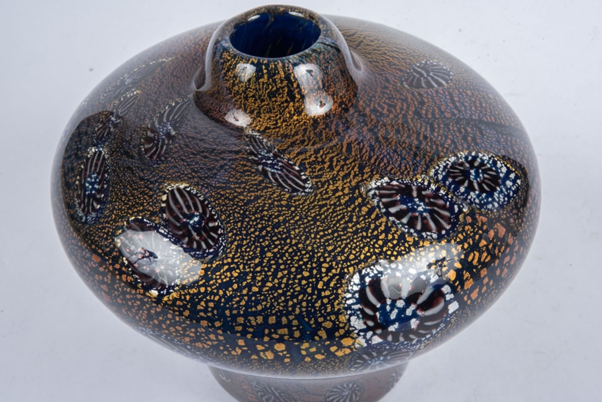 Vase, wohl Aldo Nason, Murano um 1960 - Bild 2 aus 3