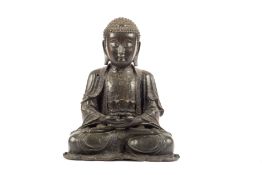 Buddha Amitabha. Bronze Qing-Zeit oder früher