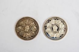 Zwei Medaillen -Reges Borussorum 1712-1786
