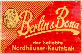 Werbeschild  Berlin & Bona