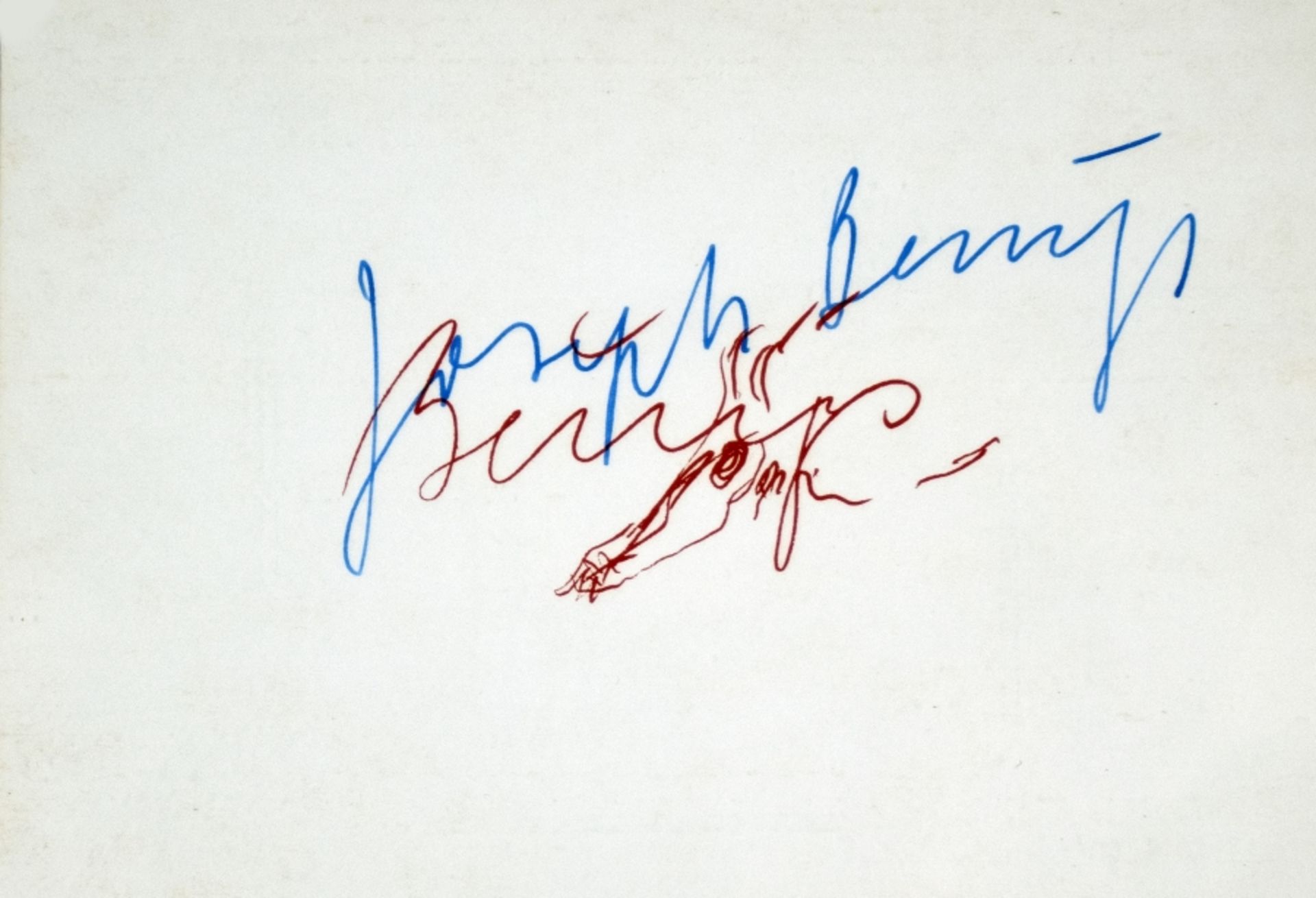 Beuys, Joseph: Signatur