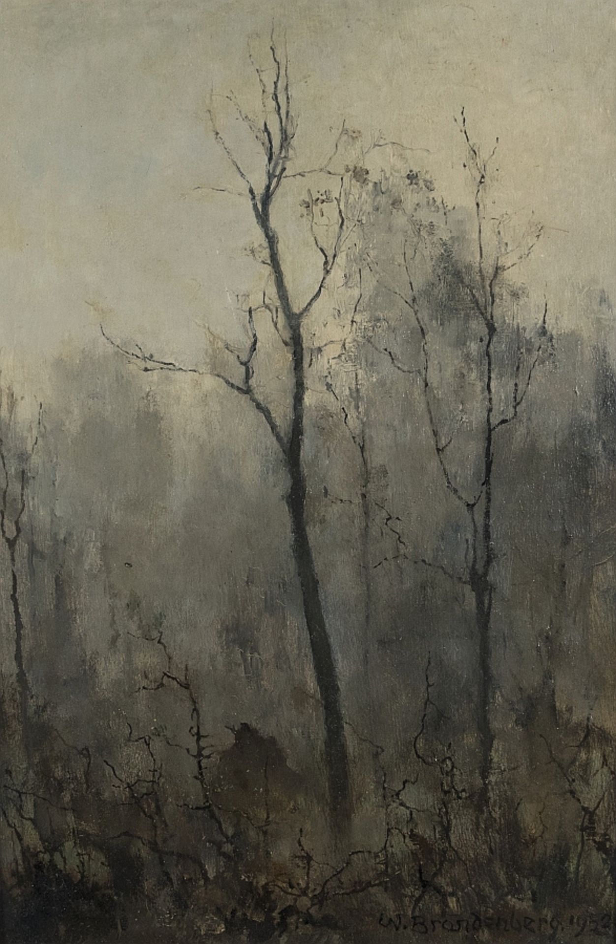 Brandenberg, Wilhelm: Nebel im Wald