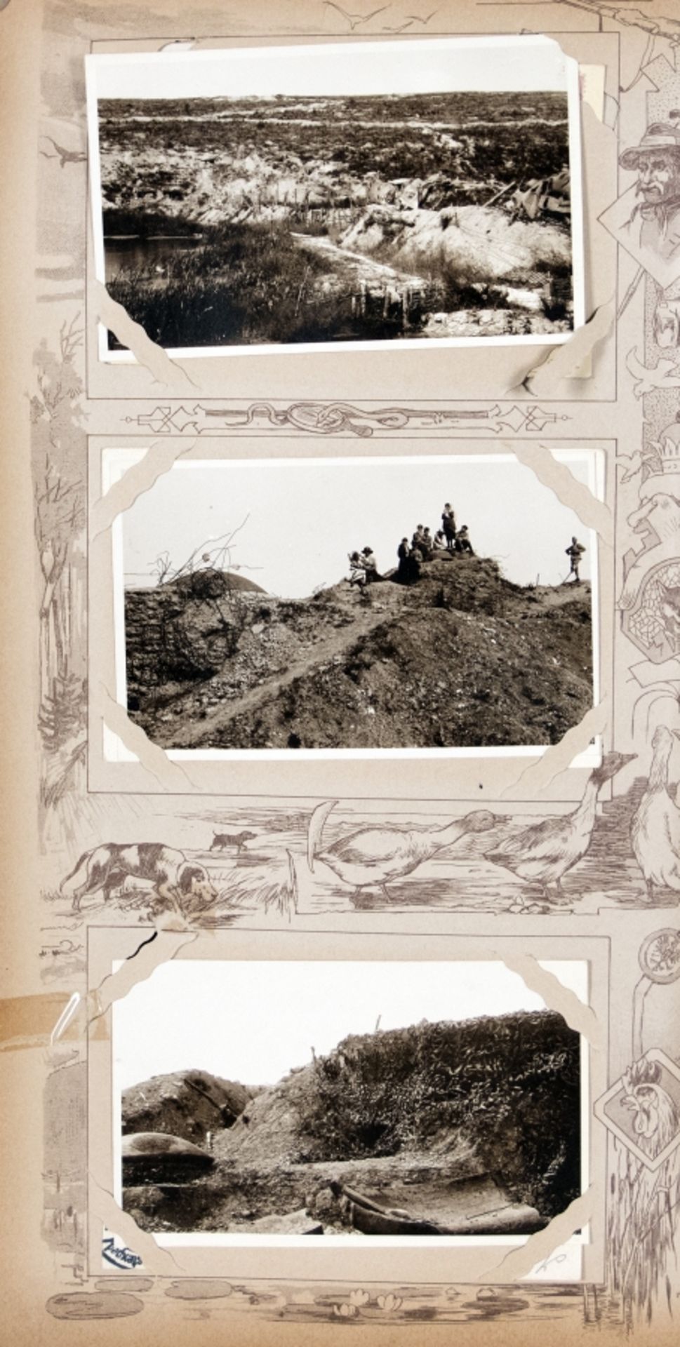 Frankreich nach 1914: 684 Postkarten (Historischen Ansichten u. Trümmerlandschaften aus Frankreich)