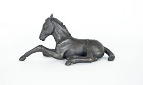Bildhauer der 2. Haelfte des 20. Jh.: Liegendes Pony