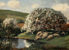 Maler um 1900: Obstbluete
