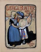 Jank, Angelo: Titelentwurf fuer ''Lustige Blaetter Berlin, SW 12/1897