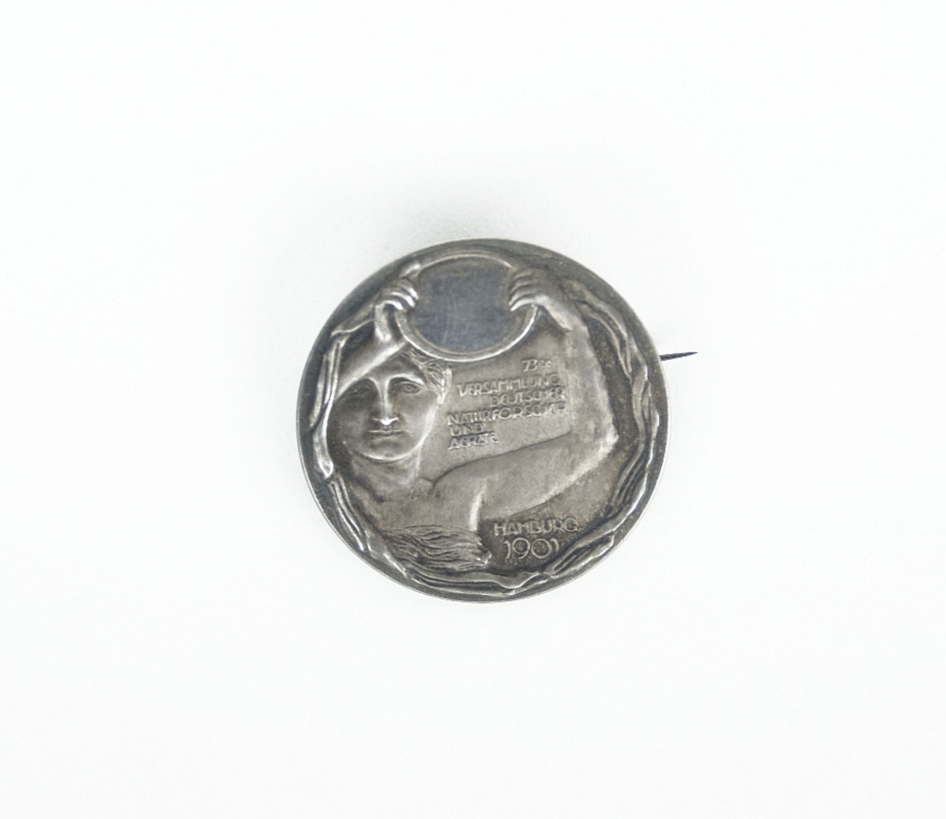Illies, Arthur: Medaille ''73te Versammlung Deutscher Naturforscher und Aerzte Hamburg 1901''