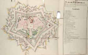 Zeichner des 18. Jh.: Plan de Philippeville (Festungsentwurf)