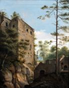Maler des 19. Jh.:  Die alte Festung