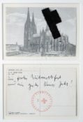 Beuys, Joseph: Zwei Postkarten "Köln"