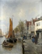 Wagner, Karl Theodor:  Hafenstadt in den Niederlanden