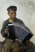 Zaakarin, Vladimir Semenovich:  Akkordeon spielender Neulandjunge