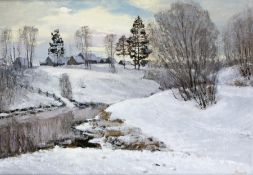 Krantz, Vladimir Pavlovich:  Winter an der Istra