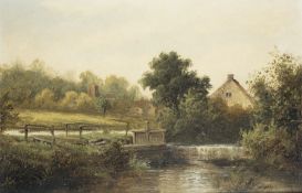 Mander, Wilhelm Henry: Scene in Devonshire