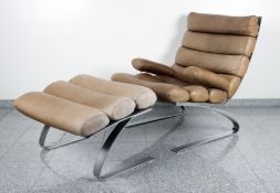 Adolf, Reinhold & Hans Jürgen Schröpfer:  Sinus Lounge Chair mit Ottomane (für COR)