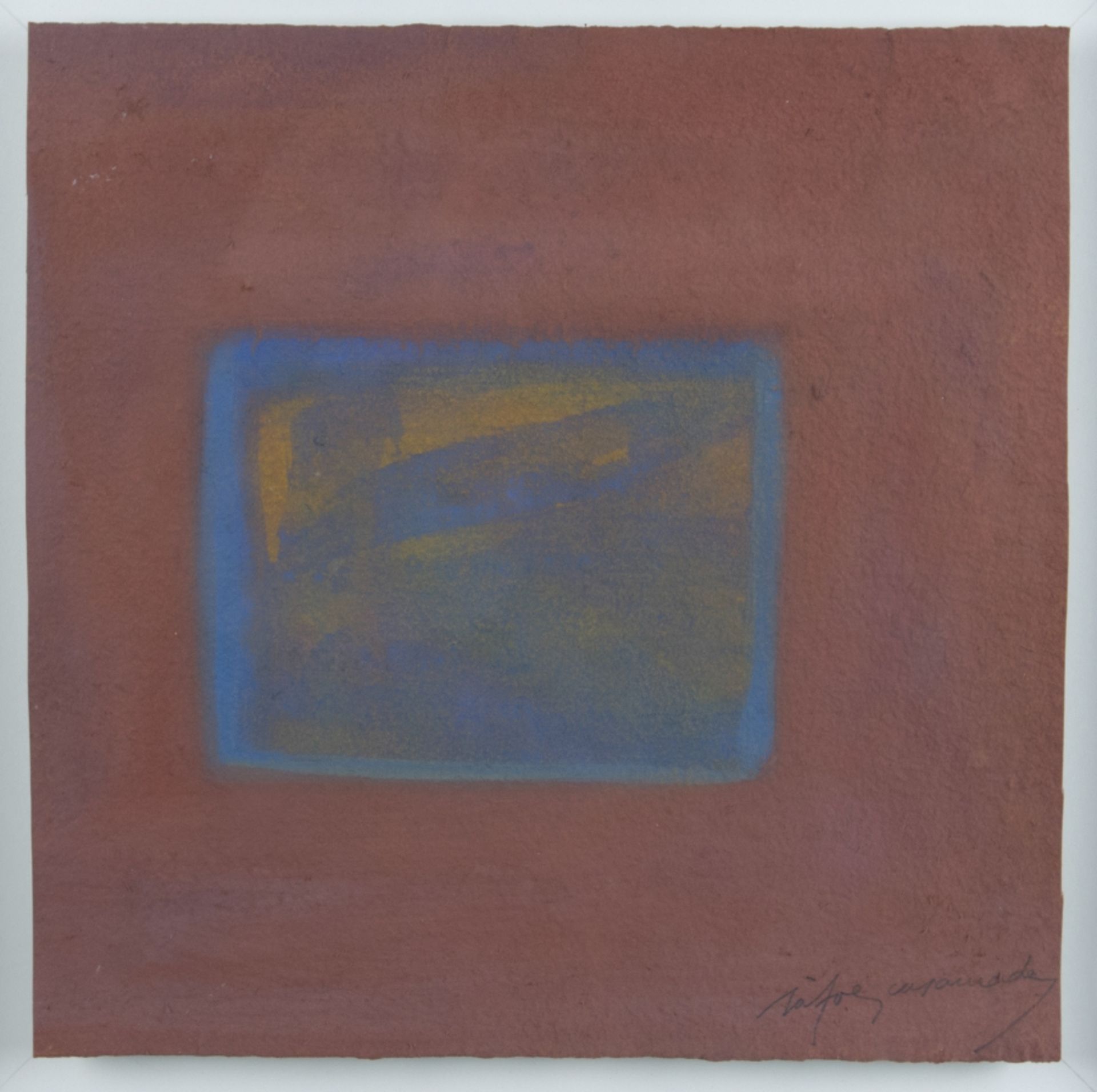 Casamada, Alberto Rafols: Ohne Titel (Komposition mit blauem Zentrum)