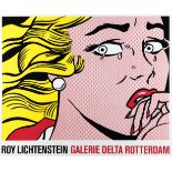 Poster Roy Lichtenstein* - Crying girl, Galerie Delta Rotterdam