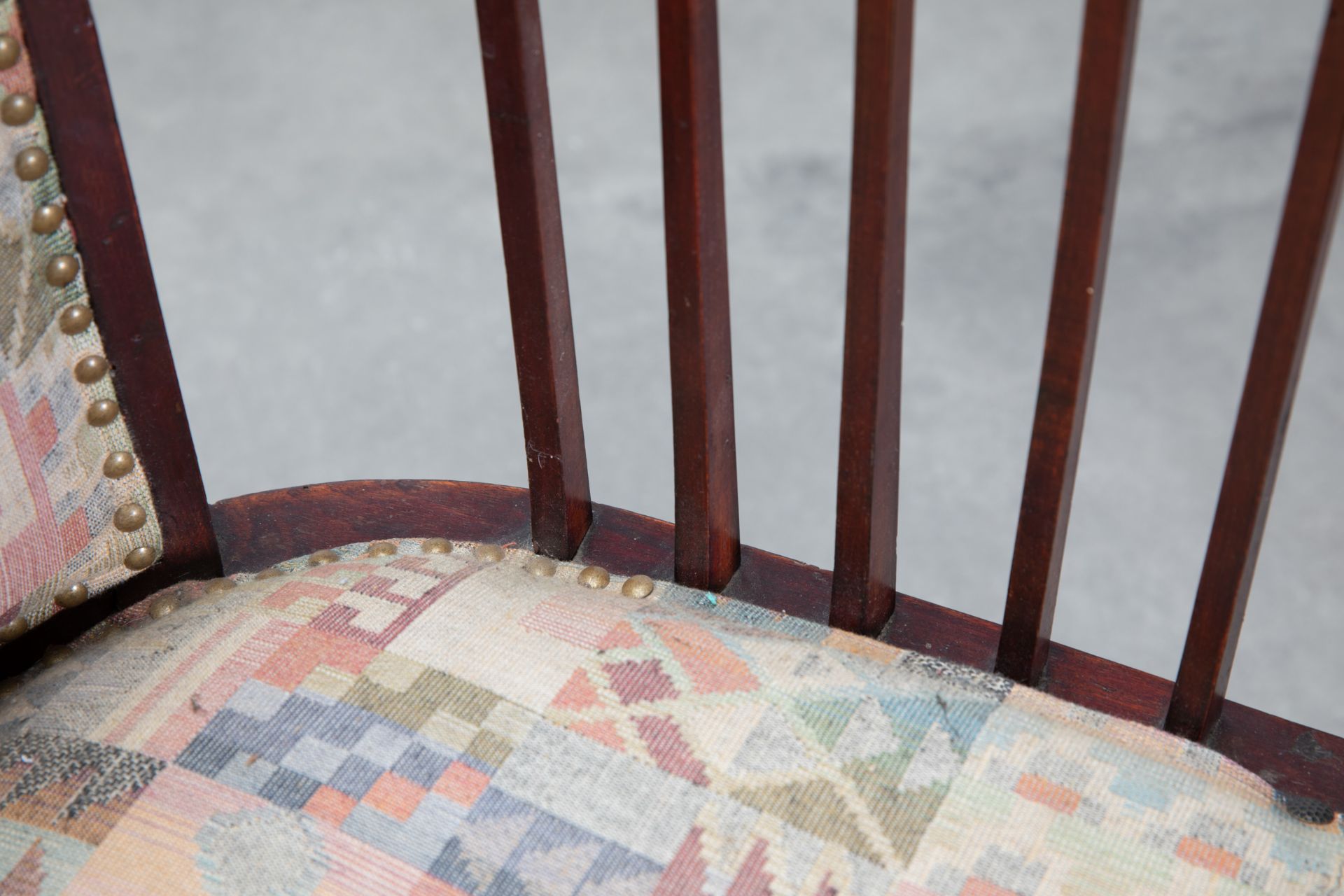 Vienna, 2 Art Nouveau armchairs and bench - Image 4 of 5