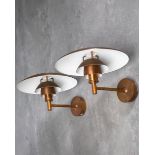 P. Henningsen L. Poulsen 2 exterieur Wall Lamps PH 4,5/3