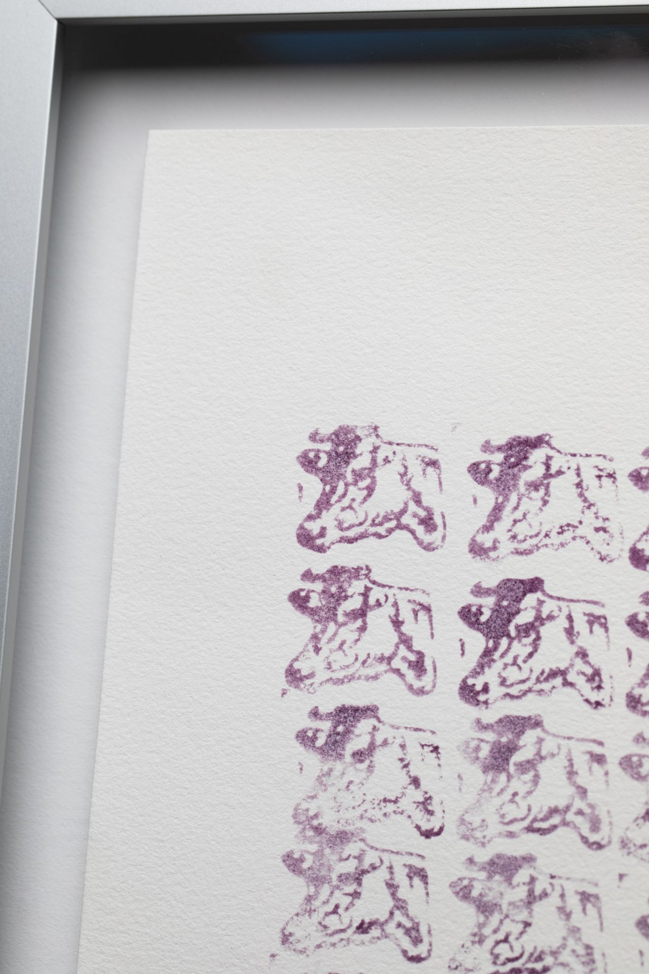 Andy Warhol, Purple Cows stamped - Bild 3 aus 4