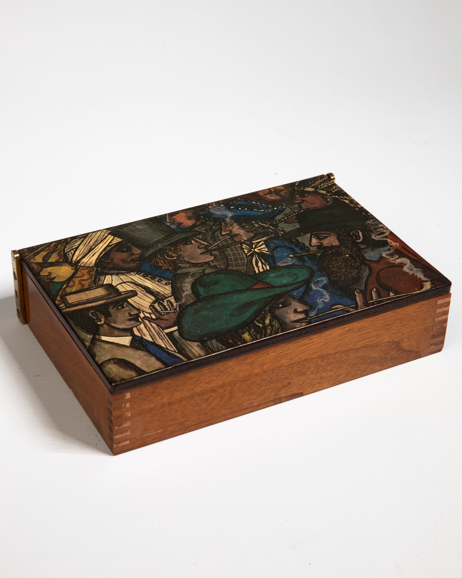 Piero Fornasetti, Wooden Box / Cigar Box