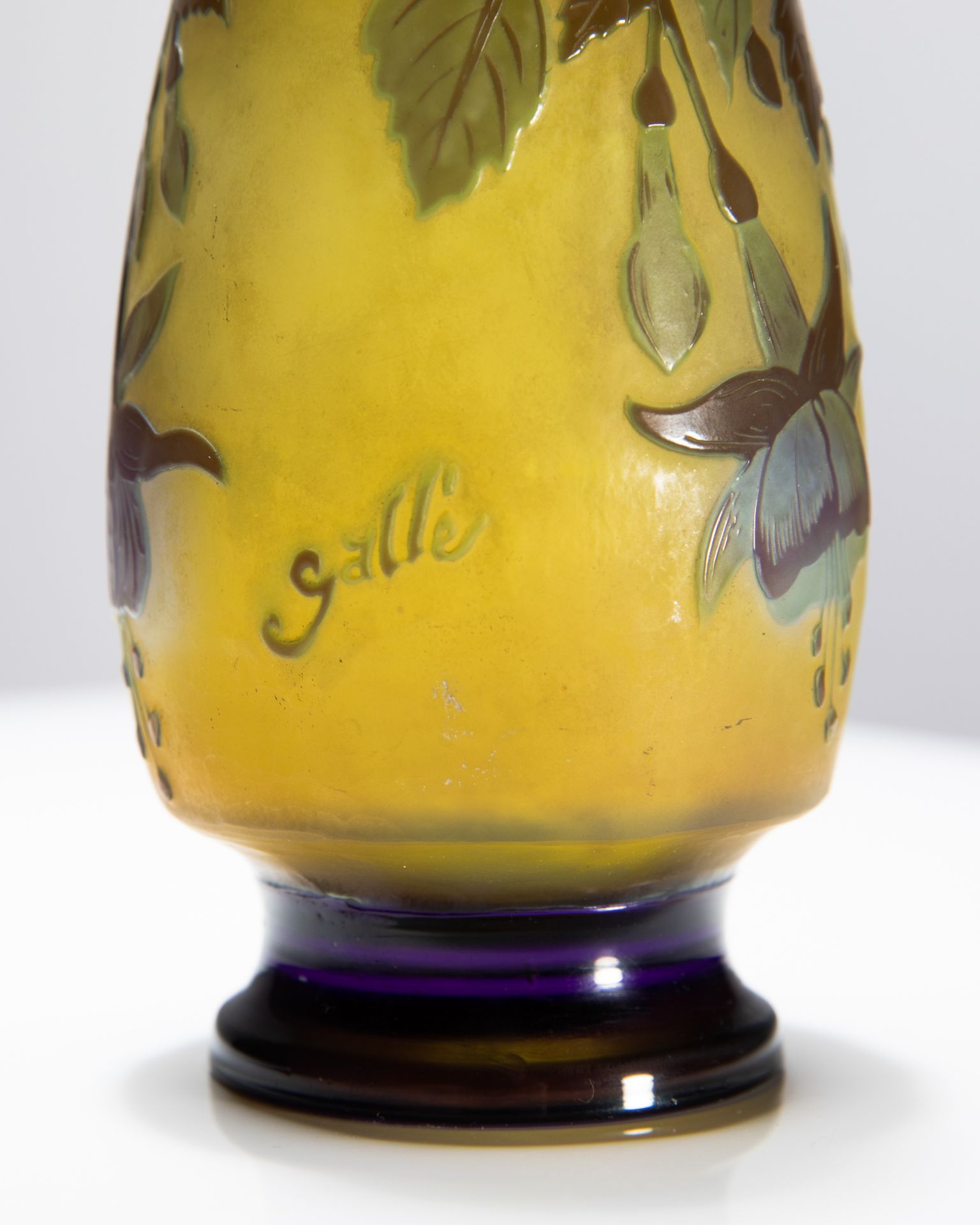 Emile Gallé, Vase Fuchsia - Bild 3 aus 4