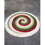 Ewald Kröner round XXL Artist Carpet 60/70s