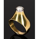 Herta & Friedrich Gebhart, Ring 18K Gold Brilliant