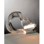 Acrylic Loop / Ribbon Table Lamp, Italy
