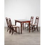 Thonet Table and 4 Chairs No. 511