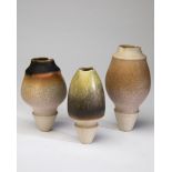 Geoffrey Swindell, Set of 3 small Vases