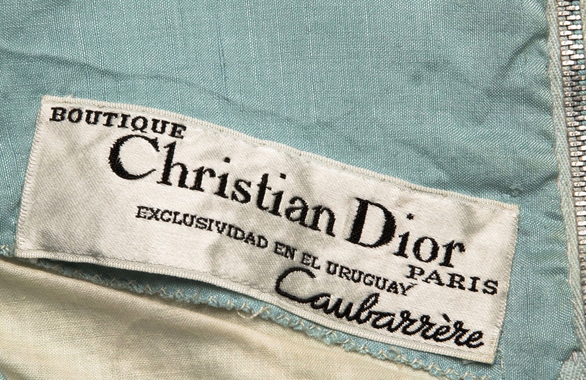 Christian Dior, duckegg blue two piece afternoon ensemble, 1956/57 - Image 2 of 8