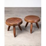 Charlotte Perriand 2 Stools Tabouret Berger
