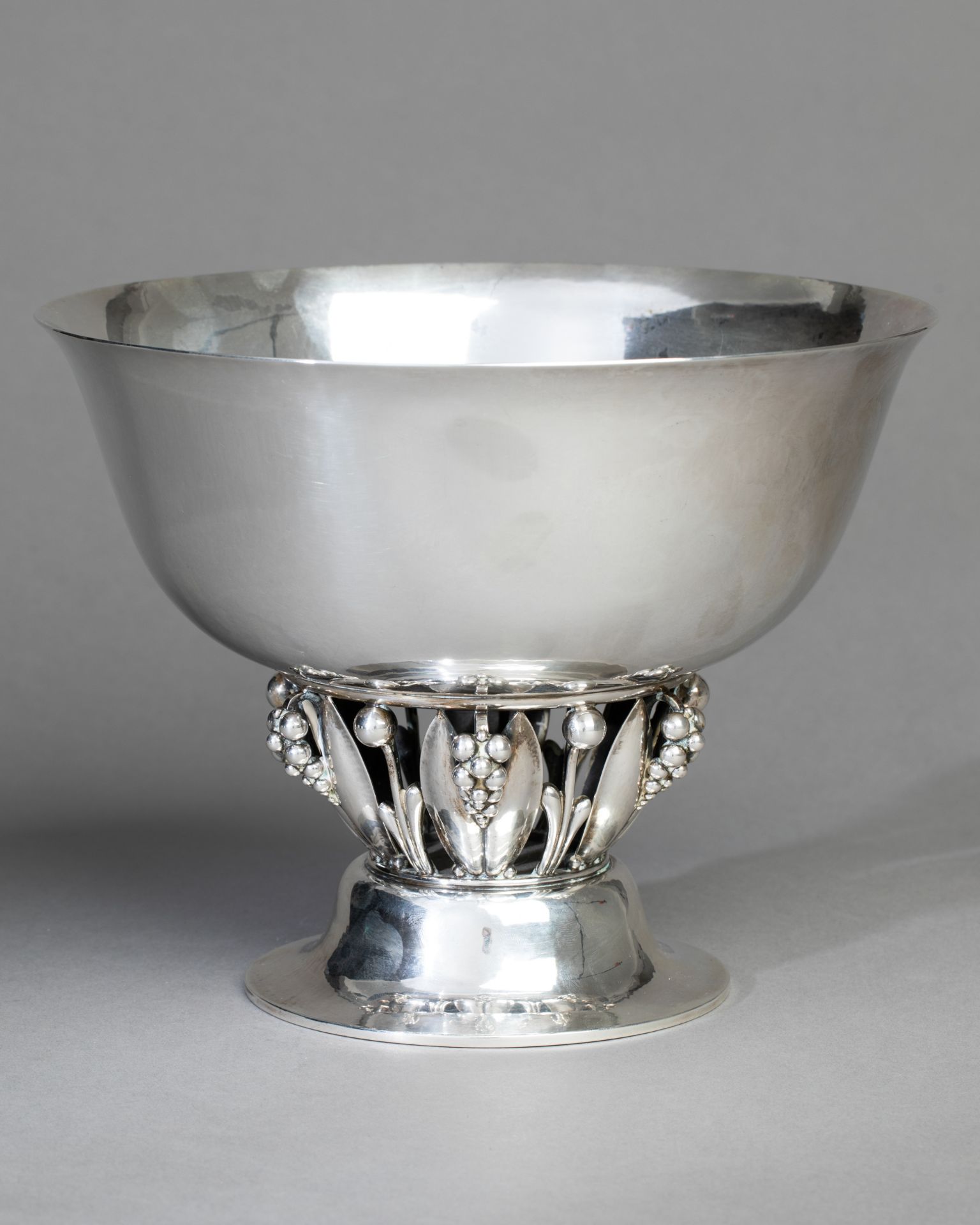 Georg Jensen Large footed silver bowl 197C