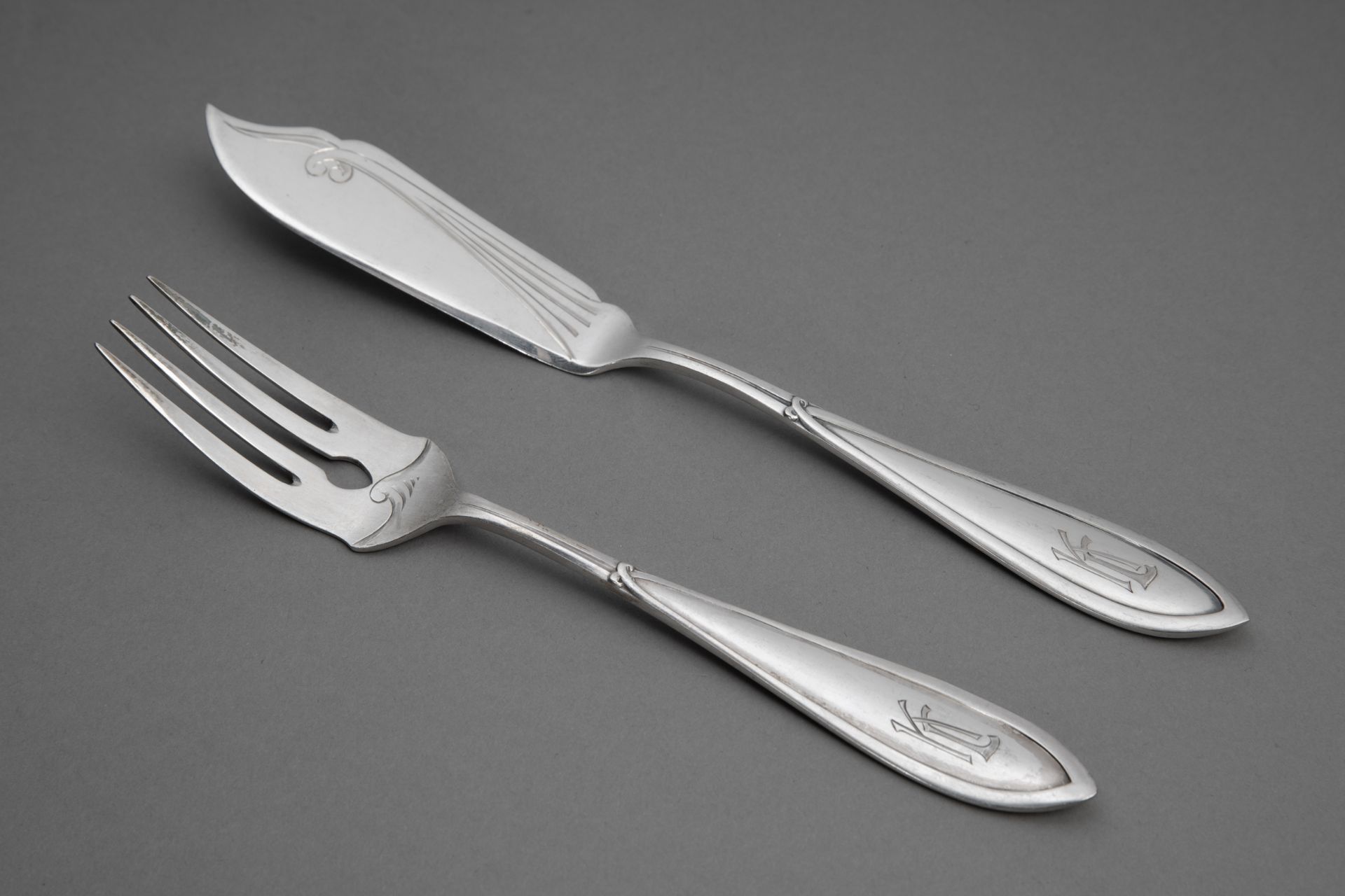 Peter Behrens, Fish Cutlery Mod. 8002, 12 persons - Bild 2 aus 3