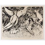Marc Chagall*, Lithograph, Shadow and Light