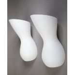 W. Wagenfeld Peill & Putzler 2 Wall Lamps Daphne