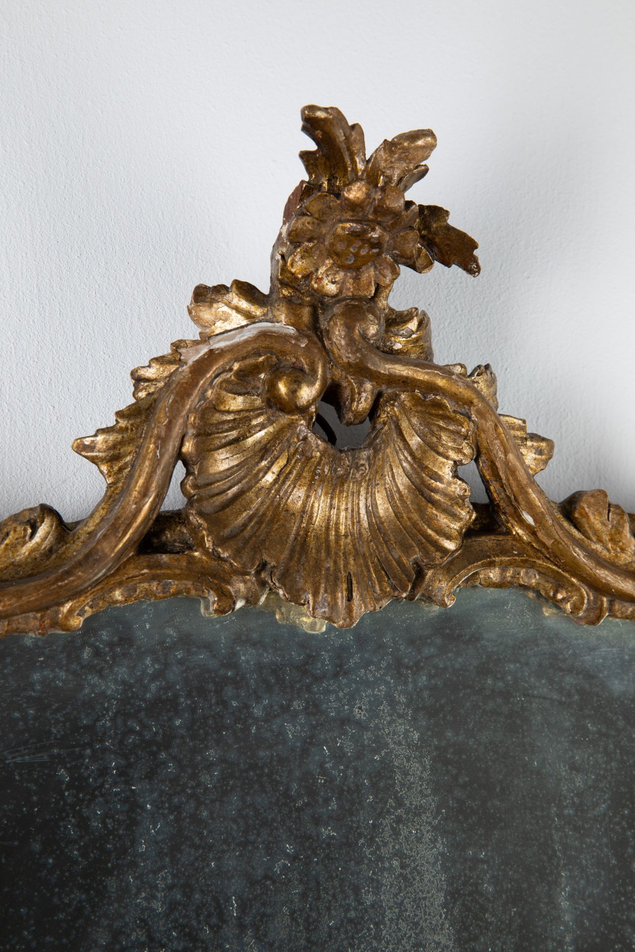 2 Gilded Rococo Wall Mirrors - Image 2 of 4
