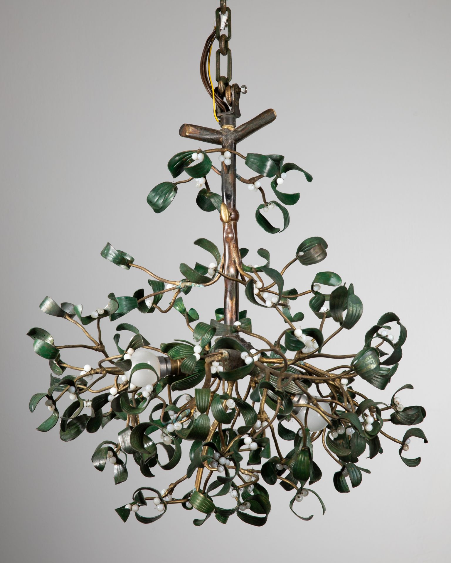 Mistletoe bronze lamp, Vienna