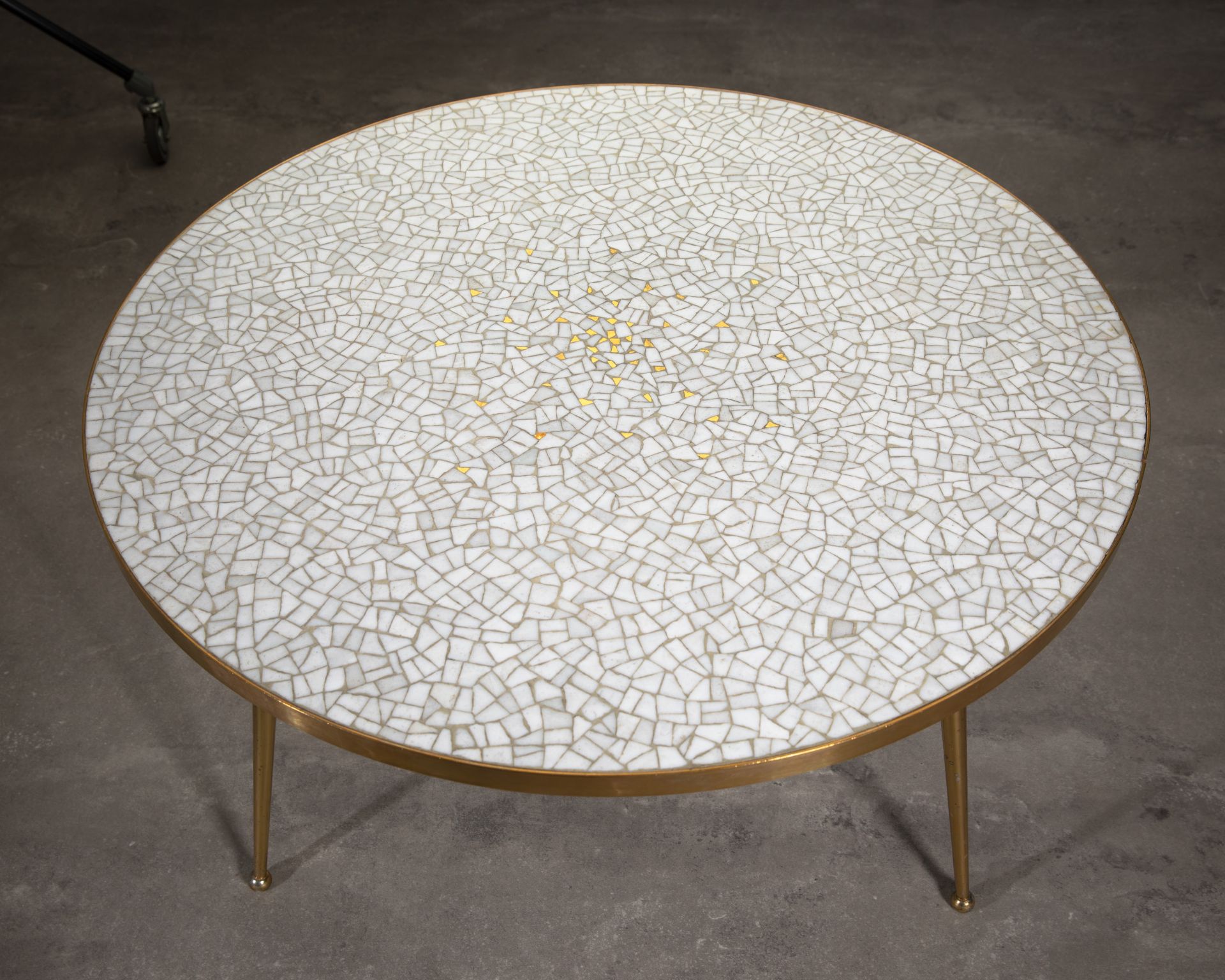 Müller-Oerlinghausen Tripod Mosaic Coffee Table - Image 3 of 4