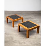 Pierre Chapo 2 Side Tables Model T18