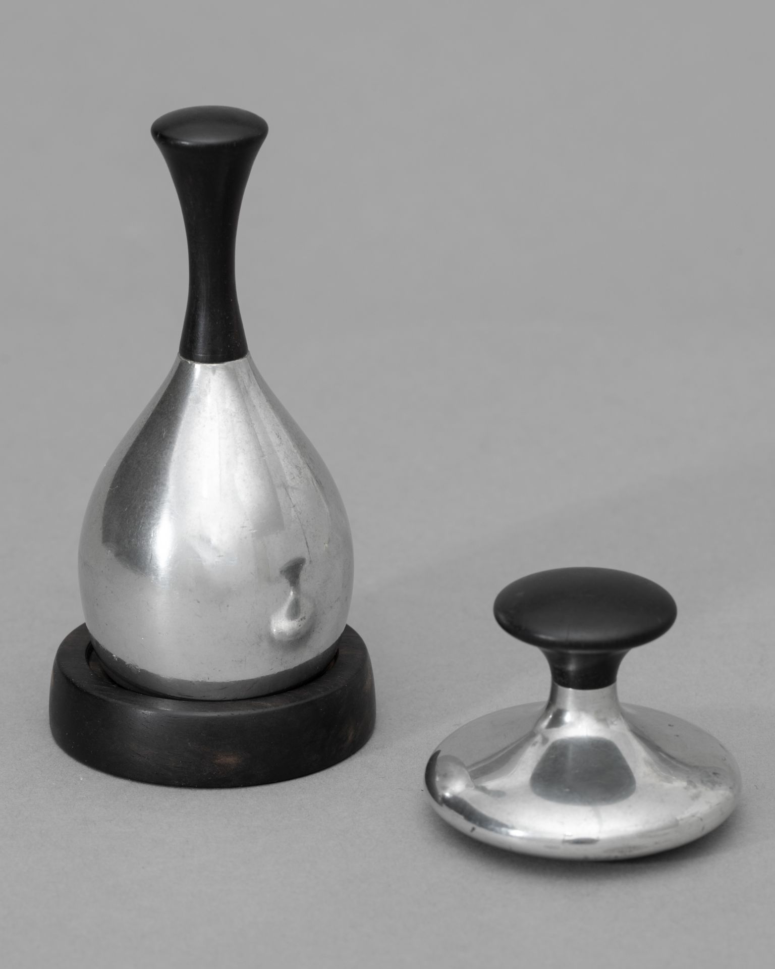 Henning Koppel, Georg Jensen, Paperweight + Bell