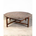 Lilienthal / Mc Guire, Coffee Table fossile Stone Top