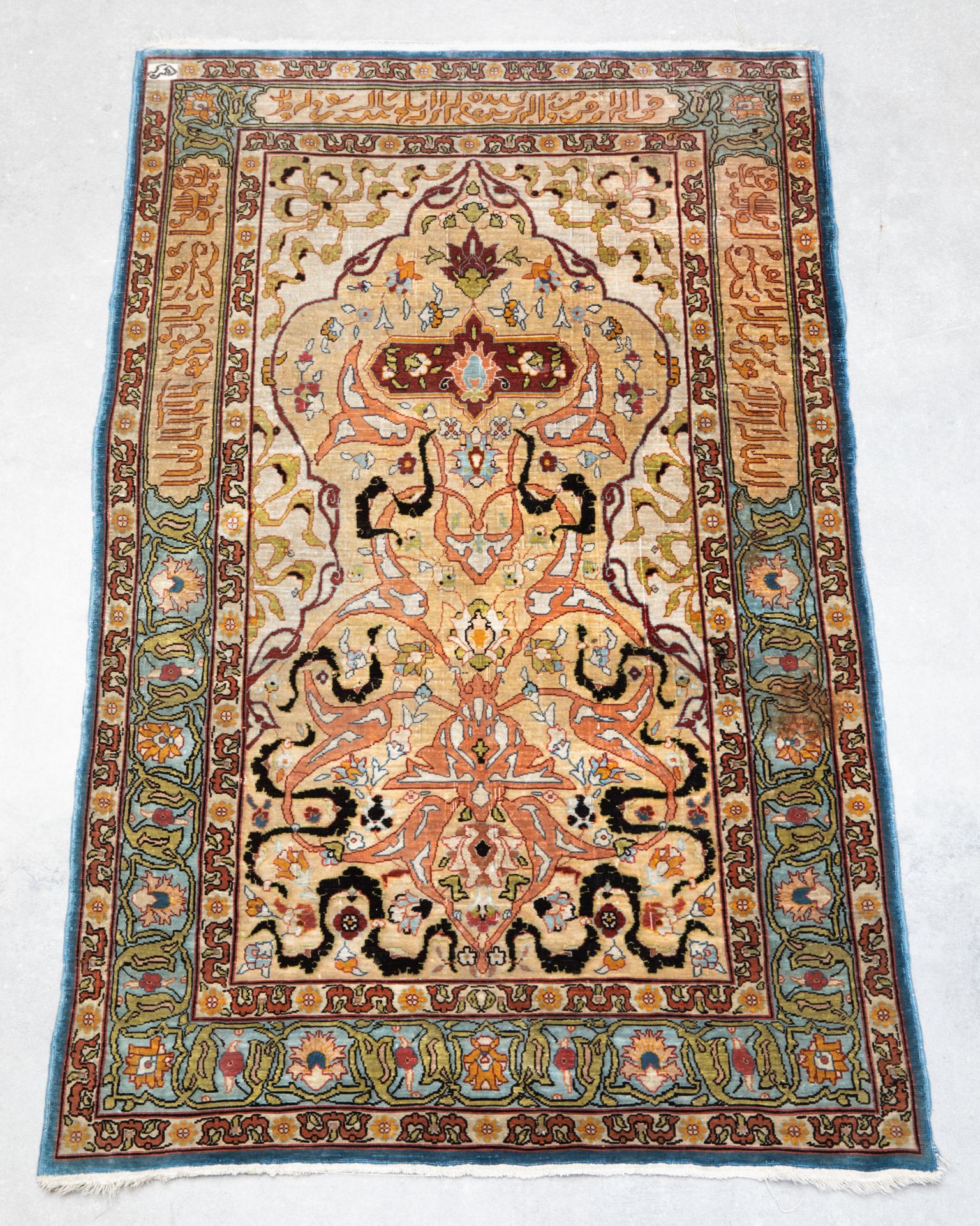 Hereke Silk carpet