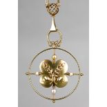 Herta & Friedrich Gebhart, Necklace/ Wedding Jewelry, 14 K Gold, Pearls
