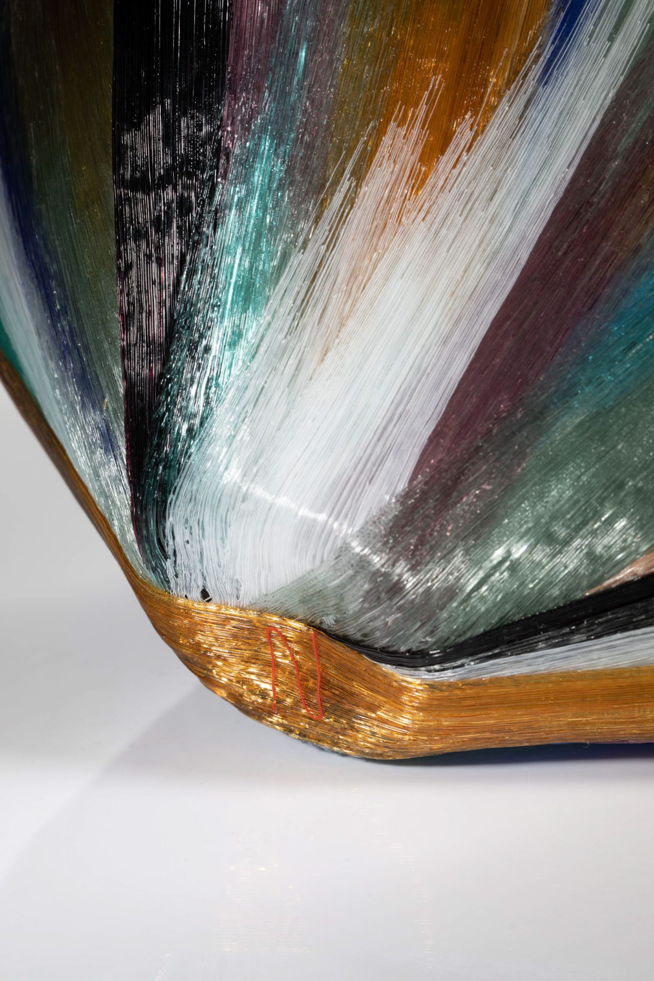 Toots Zynski, impressive sculptural filet de verre bowl - Bild 10 aus 12